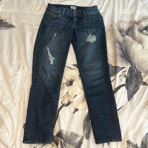 Hudson Jeans Collin Mid-rise Skinny Ankle Jeans. Size 26